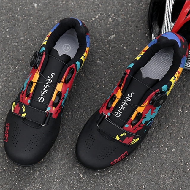 Zapatils de para primera , ligeras, para mujeres, hombres, de carretera, zapatils para , zapatils giratorias con he Negro 41 DYNWAVEMX Zapatillas de deporte de bicicleta de carretera para hombre