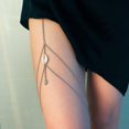 thumbnail image 3 of Leg Chain Layered Fashion Elastic Shell Body Chain Thigh Chain for Women Girls, 3 of 10