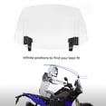 thumbnail image 3 of Universal Motorcycle Adjustable Windshield Extension - Fits for Honda Suzuki Kawasaki Yamaha BMW Duc, 3 of 5