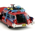 thumbnail image 5 of 1959 Cadillac Ambulance Ecto-1 Red "Transformers" TV - "Ghostbusters" (1984) Movie Crossover1/24 Diecast Model Car by Jada, 5 of 6