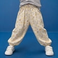 thumbnail image 5 of ATOGUTA Boys Athletic Pants Elastic Waist Jogger Sweatpants Kids Teens Running Athletic Pants with Pockets Size 1T-9, Yellow, 5 of 5