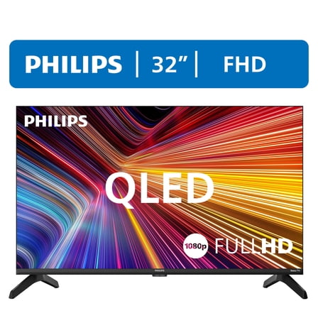 (Open Box) Philips 32" Class QLED FullHD Roku Smart TV - 32PFL7975/F7