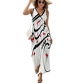 thumbnail image 2 of Persian Calligraphy (Life & Time) Sleeveless Dress Summer Women Clothes Dress for Pregnant Women Dresses, 2 of 9