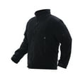thumbnail image 6 of IYTR Men's Fleece Jackets Solid Color Long Sleeve Jacket Zipper Stand-up Collar Fleece Thickened Warm Sports Jackets with Pocket Black M, 6 of 6