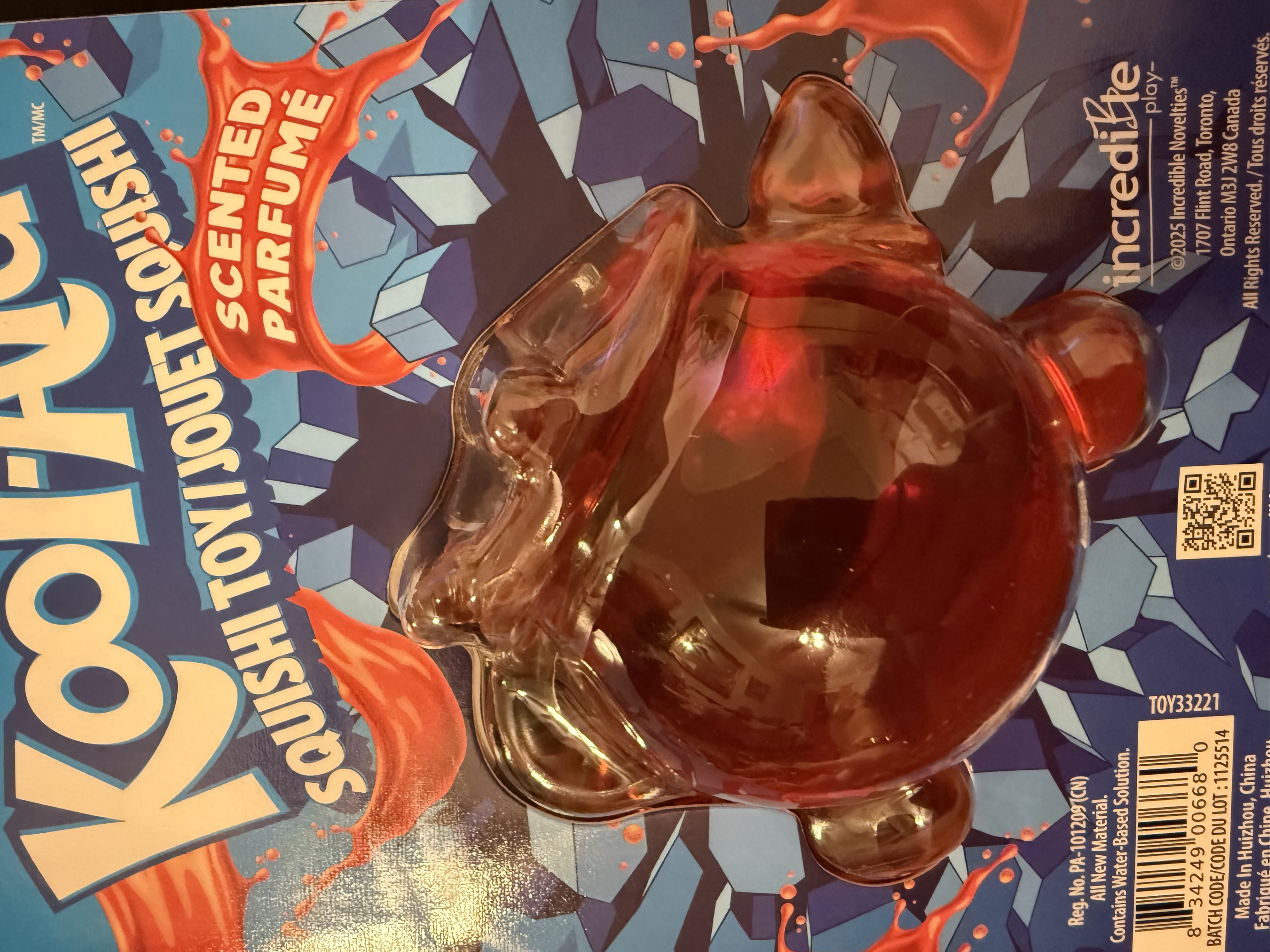 kool aid Red Man scented  stress reliever , fidget , sensory squishi