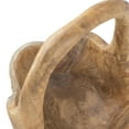 thumbnail image 3 of A & B Home Bohemian Round Teak Natural Bowl With Handle 49935, 3 of 7