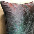 thumbnail image 3 of Plutus Brands PBRA2334-1818-DP Coussin de Luxe 18 x 18 Po. Velours Bleu & Vert & Rouge, 3 of 3