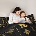thumbnail image 5 of Feelyou Boho Mandala Damask Twin Comforter Sets, Jungle Fox Animal Bedding Set, 2 Pieces, 5 of 8