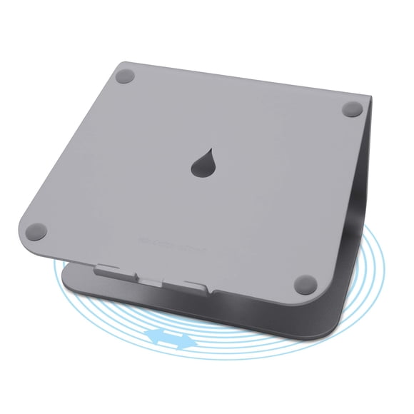 Rain Design mStand360 Laptop Stand with Swivel Base, Space Gray (10074)