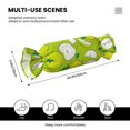 thumbnail image 3 of Gaeub Green Apple Print Candy Pillow Cylindrical Pillows,Candies Shaped Accent Throw Pillow Including pillow core, for Couch Bed Sofa Living Room 22.4 x 9.8Inches, 3 of 8