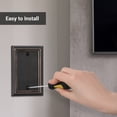 thumbnail image 3 of Funda de enchufe Wallplates DEWENWILS de bronce envejecido, paquete de 4, 3 of 7