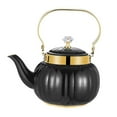 thumbnail image 2 of Tetera para senderismo Strade Fareast Limited Tetera de acero inoxidable calabaza Oro, 2 of 8