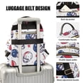 thumbnail image 3 of FORMRS Mini Backpack Purse for Women Quilted Travel Daypack Casual Shoulder Bag, Cartoon American Football Helmets, 3 of 7