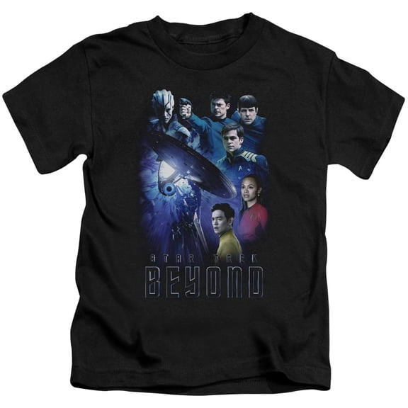 Star Trek Beyond Beyond Cast Youth 18/1 T-Shirt Black