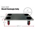 thumbnail image 3 of Move-It 3362 Premier 23-Inch x 12-Inch Rectangle Wood Platform Dolly, 530-lb Load Rating, 3 of 3