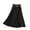 Black, variant on Womens Skirts Solid Color Casual Pleated Elastic Waist Flowy Spring Summer Midi Skirts Simple Elegant Daily Casual Trendy Stylish Skirts