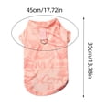 thumbnail image 7 of Graffiti Pattern Ice Silk Pet Sleeveless Vest Breathable Mesh Cooling Tank Top with Built-in D-Ring for Small Medium Dogs Cats Summer Daily Walking(Light Green-S-35cm), 7 of 7