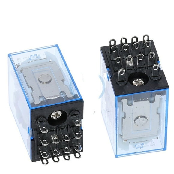 Relais Électromagnétique Miniature DC12V DC24V AC110V AC220V HH54P 5A, Facile à Utiliser