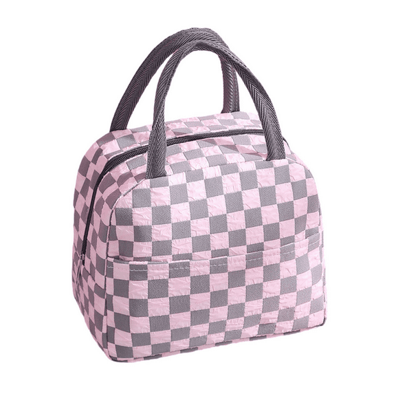 Lunch Bag Insulated Cool Bag Waterproof Oxford Handbag Portable Lunch Organizer for Women Men and Students at School Office Picnic