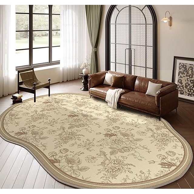 Irregular Shaped Rug, Modern Abstract Area Rugs for Livingroom Bedroom, Boho Rug Large Area Rug Machine Washable Area Rugs Outdoor Rug Waterproof, 71x98in, JDJQQHUNN-Q-180X250CM