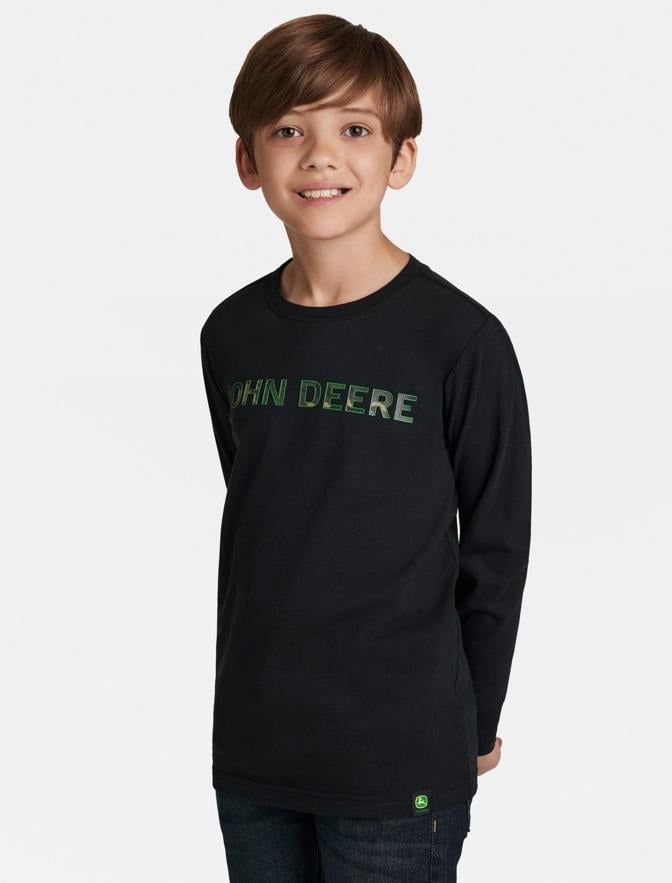 John Deere Boy's Long Sleeve Graphic T-Shirt, Sizes 4 - 18