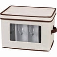 thumbnail image 2 of Estuche rígido para 12 copas de vino y copas de cristal con divisores., 2 of 5
