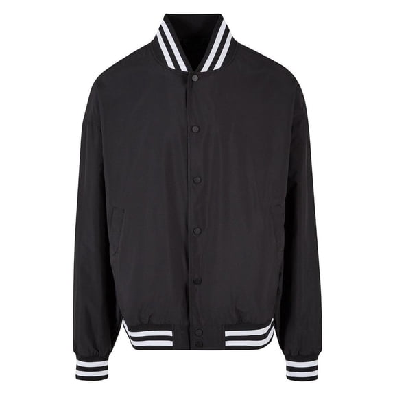 Build Your Brand Adult Lightweight Oversized Varsity Jacket