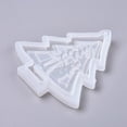 thumbnail image 3 of Christmas Tree Silicone Molds Pendant Resin Casting Molds For UV Resin Epoxy Resin Jewelry Making White 115x113x15mm, 3 of 4
