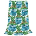thumbnail image 2 of Sikiie Hawaii Palms Ultra-Soft Micro flannel Blanket Luxury All Seasons Warm Blanket for Bedding Sofa and Travel (4 sizes)-80"x60", 2 of 7