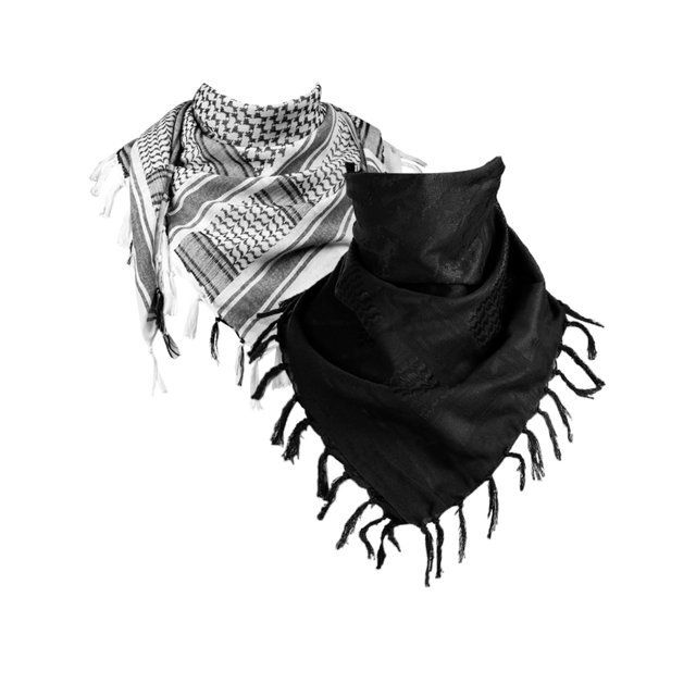 Bufanda FREE SOLDIER Shemagh Tactical Desert Keffiyeh blanca y camuflaje