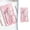 Pink, variant on 7-Piece Set Color Studont Stationery Set, Piece Combination Neutral Pen Learning Box, Stationery Set, Purple
