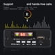 thumbnail image 4 of Placa Decodificadora De MP3 , Módulo De Radio FM De Audio Llamada Manos Libres Decodificación Digital Con Control Remoto Soporte SD FM UX USB Negro 02EBT DX Coche, 4 of 7