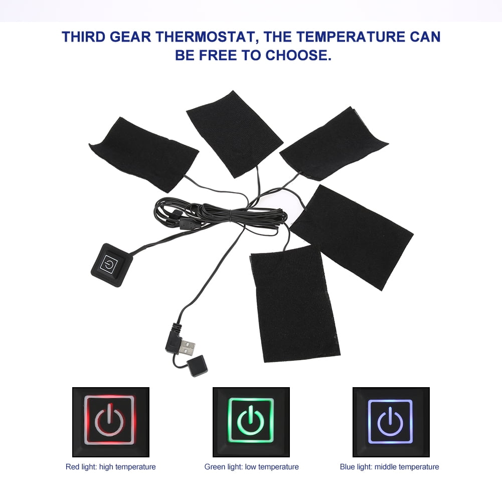 Mavis Laven Comfortable Easy Carry Electric Cloth Heater, USB Heater, Light Weight Heating Pad, Winter Outdoor For Indoor Camping
