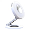 thumbnail image 1 of Soporte Magnético Portátil Plegable 2 en 1 para Teléfono con Luz de Relleno Recargable para Viajes, Escritorio, Selfies, Videos y Maquillaje B, 1 of 5