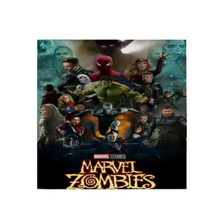 The Marvel Zombies napkin,lightweight and absorbent,durable and easy to wash.19.69"×19.69"（50x50cm）
