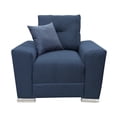 thumbnail image 1 of Sillon El Bazar Store Suecia Lino Azul marino 1 plaza, Modular, Moderno, Sala, 1 of 4