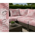 thumbnail image 7 of Soimoi Waterproof Outdoor Fabric by 5 Yard | Patchwork Print on Pink | 56" Wide | UV Resistant & Durable Taffeta Material for Cushions, Covers, Curtains, awning & DIY Projects, 7 of 7