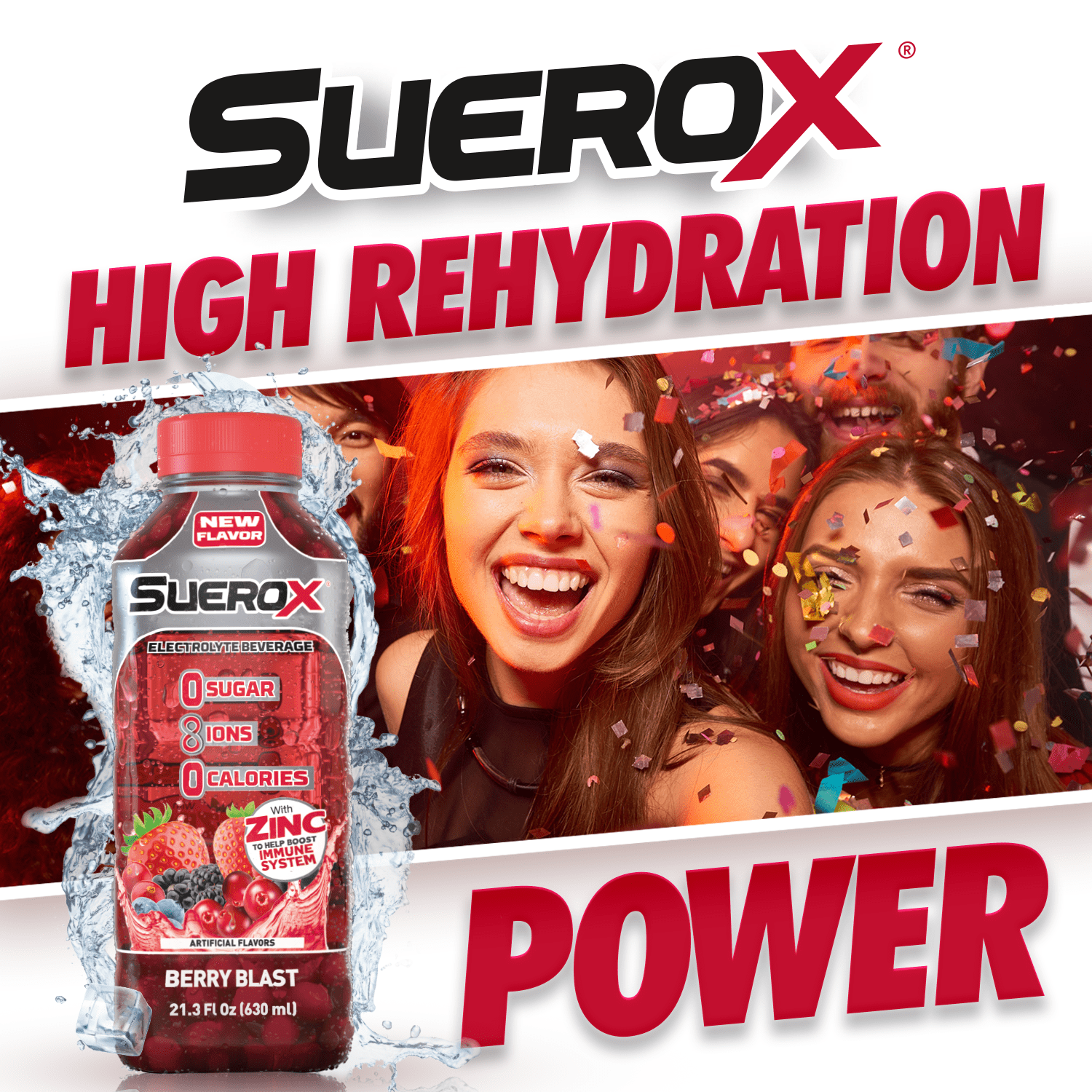 SueroX Kit, Electrolyte Drinks Berry Blast, Coconut Refresh, Lemon Lift - 21.3 Fl Oz each,Bufferin Aspirin 130ct, Shot B Energy Multivitamin 60ct, - Recovery and Refreshment Bundle