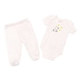 thumbnail image 1 of Conjunto Baby Creysi Unisex 3 M Cuello Redondo Estampado Oso Polar Blanco 2 Piezas, 1 of 4