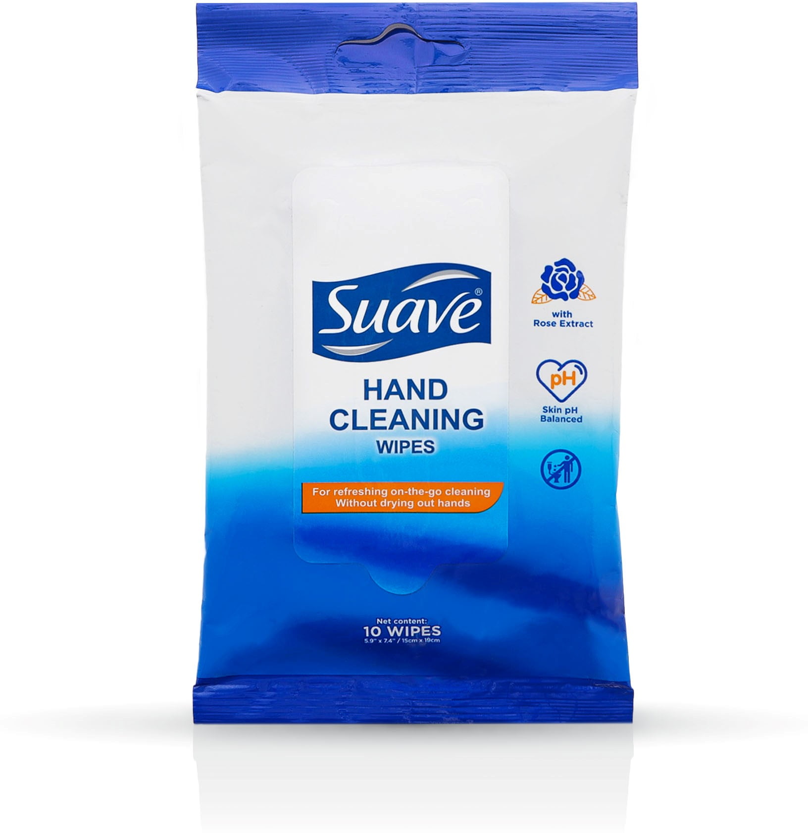 Suave Hand Cleaning Wet Wipes 60 x 10 PCS (Pack of 6) 