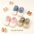thumbnail image 5 of TELOLY 2026 New 3Pairs Sock Shoes Toddler,13.5Cm Sock Shoes for Baby Boy,Unisex Design Sock Shoes for Baby Girl,Combination1, 5 of 7