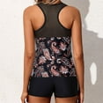 thumbnail image 4 of Women Tankini Swimsuit Tummy Control Top With Shorts Two Piece Bathing Suit, 4 of 6
