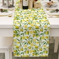 thumbnail image 4 of Petit Drapeau de Table Frais Printemps et Été Imprimé Fleur Lin Nappe 1, 4 of 5
