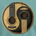 thumbnail image 3 of CafePress - Old And Worn Acoustic Guitars Yin Yang - Mens Comfort Colors Shirt, 3 of 5