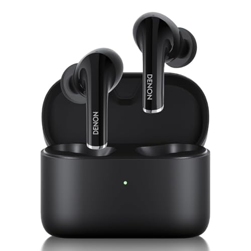 (Open Box) DENON AH-C830NCW ACTIVE NOISE CANCELLING EARBUDS WITH (3) MICS - BLACK