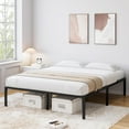 thumbnail image 3 of Historyli Bed Frame, Queen Size, Sturdy Metal Platform, with Storage Space, No Box Spring Needed, 8INCH, 3 of 6