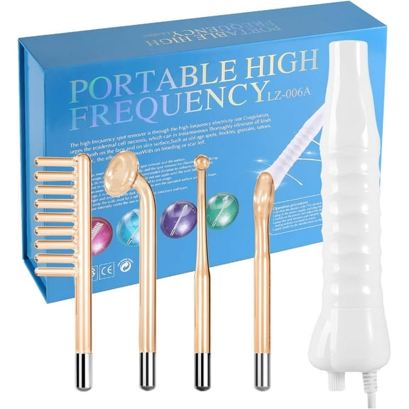 2025  Smart Facial & Scalp Massager - Neon Therapy Wand for Skin Tightening, Clarifying & Hair Growth Stimulation