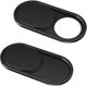 thumbnail image 1 of JM Webcam Slide, 0.6mm Thin Metal Web Camera Cover para MacBook Pro, MacBook Air, iPad Pro, Laptop, Mac, PC, iPhone, ASUS, HP, 2-Packs Black, Protect Your Privacy JM, 1 of 5