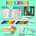 thumbnail image 7 of Creative Kids World Tour Eraser Clay - Sculpt Over 25 Miniature Erasers, Bookmarks, Pencil Toppers with 13 Vibrant Clay Colors - Amazing Kids Birthday Present or Gift for Boys and Girls Ages 6+, 7 of 7