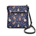 thumbnail image 2 of HELLHERO Smooth Zipper Sling Bag for Daily Outdoor Activities, Stylish Water-Resistant Ladies Crossbody Shoulder Bag, Halloween Capybara Pattern, 2 of 7